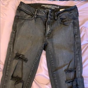 American Eagle ripped jeans
